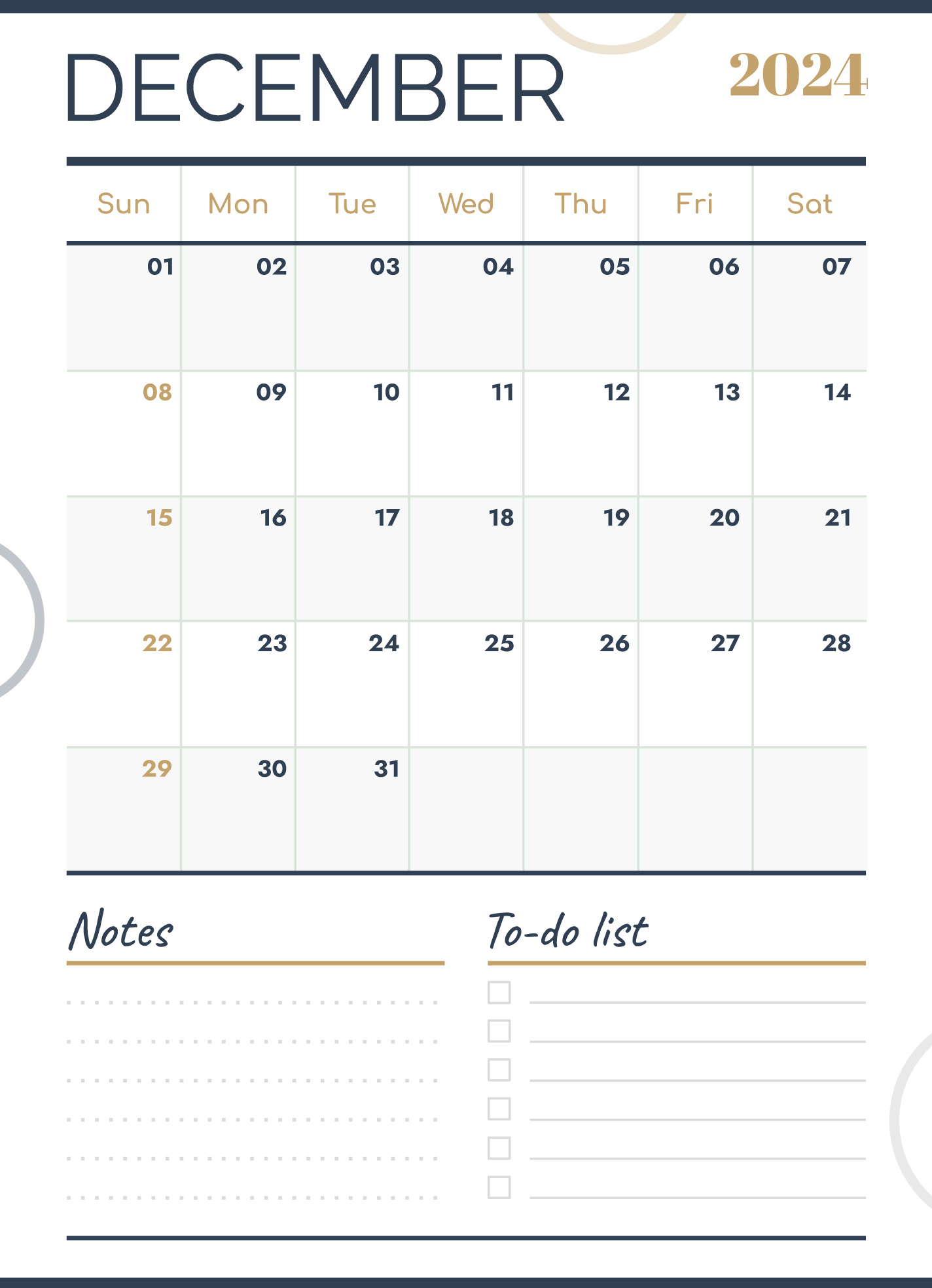 December 2024 Calendar Free Google Docs Template - Gdoc.io inside Google Calendar December 2024 Printable