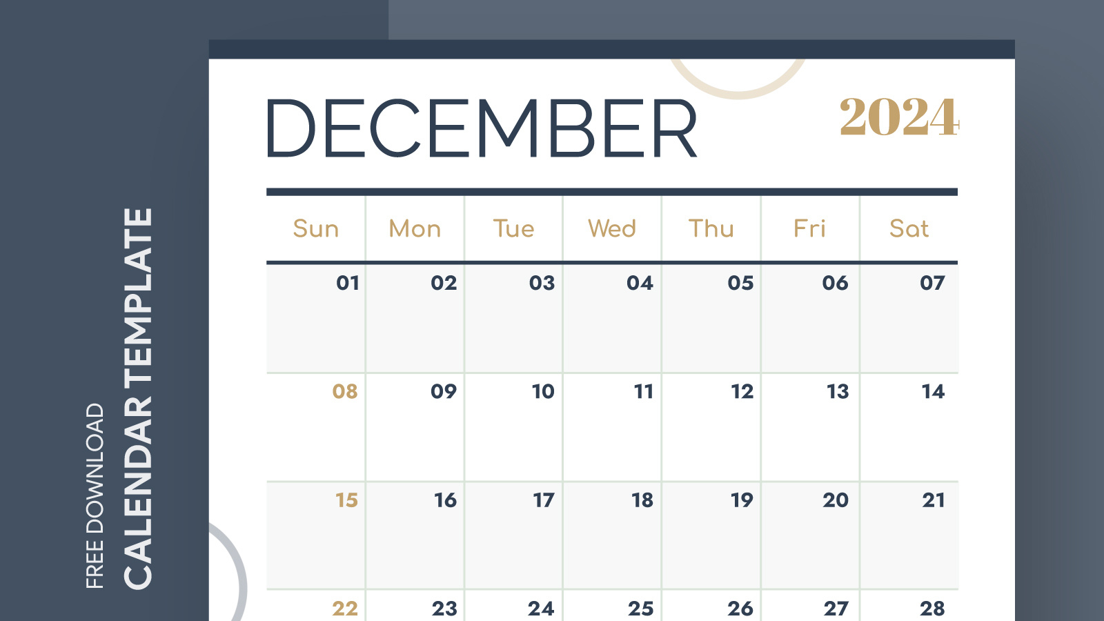 December 2024 Calendar Free Google Docs Template - Gdoc.io within Google Calendar December 2024 Printable