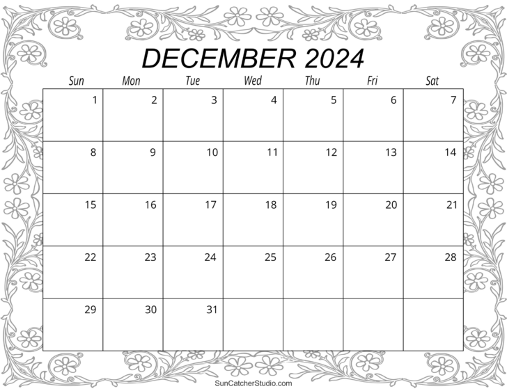 Free December 2024 Printables