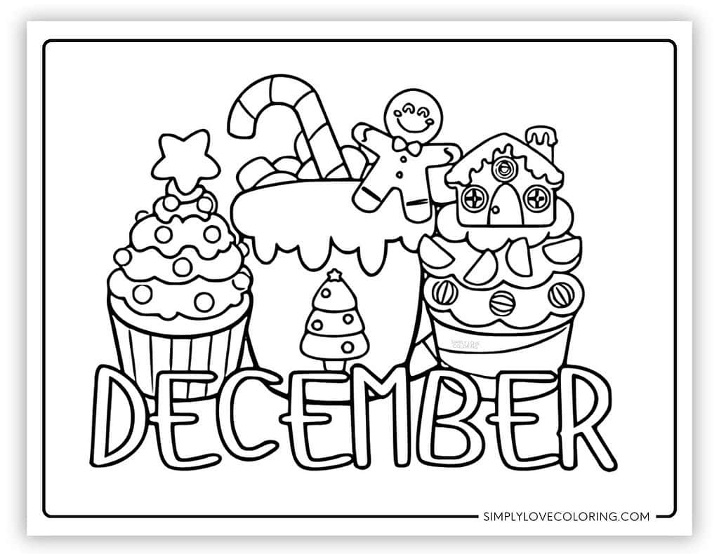 December Coloring Pages (Free Pdf Printables) - Simply Love Coloring in Free Printable December 2024 Coloring Pages