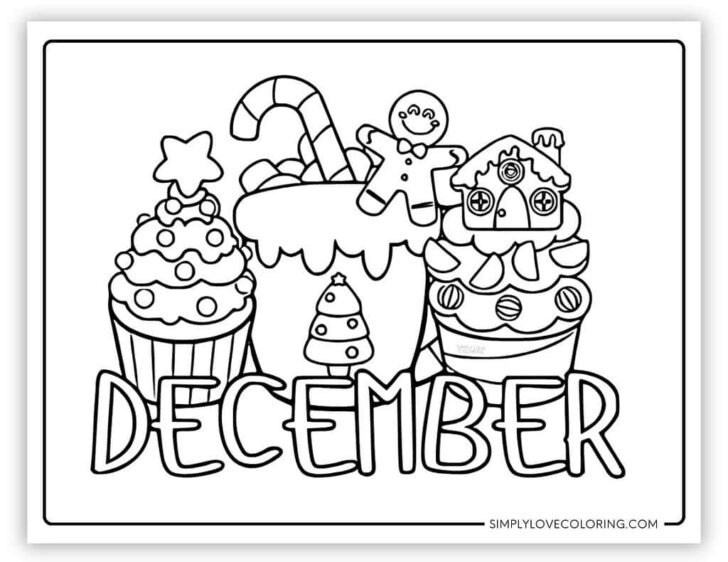 December 2024 Coloring Pages Free Printable