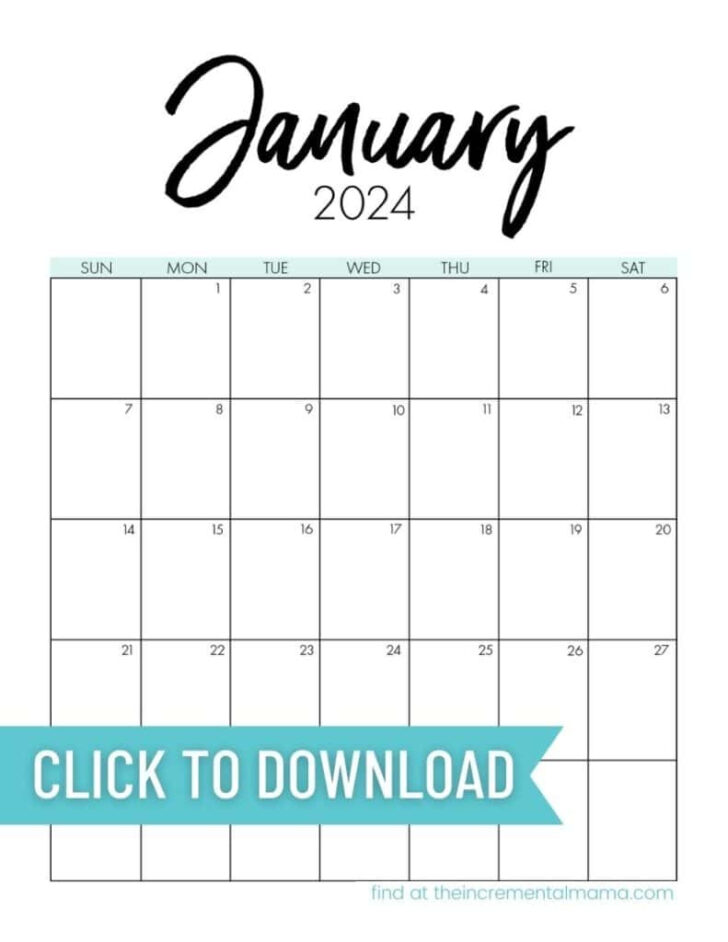 Free Printable December 2024 January Calendar