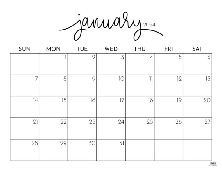 December 2024 and January 2024 Calendar Printable