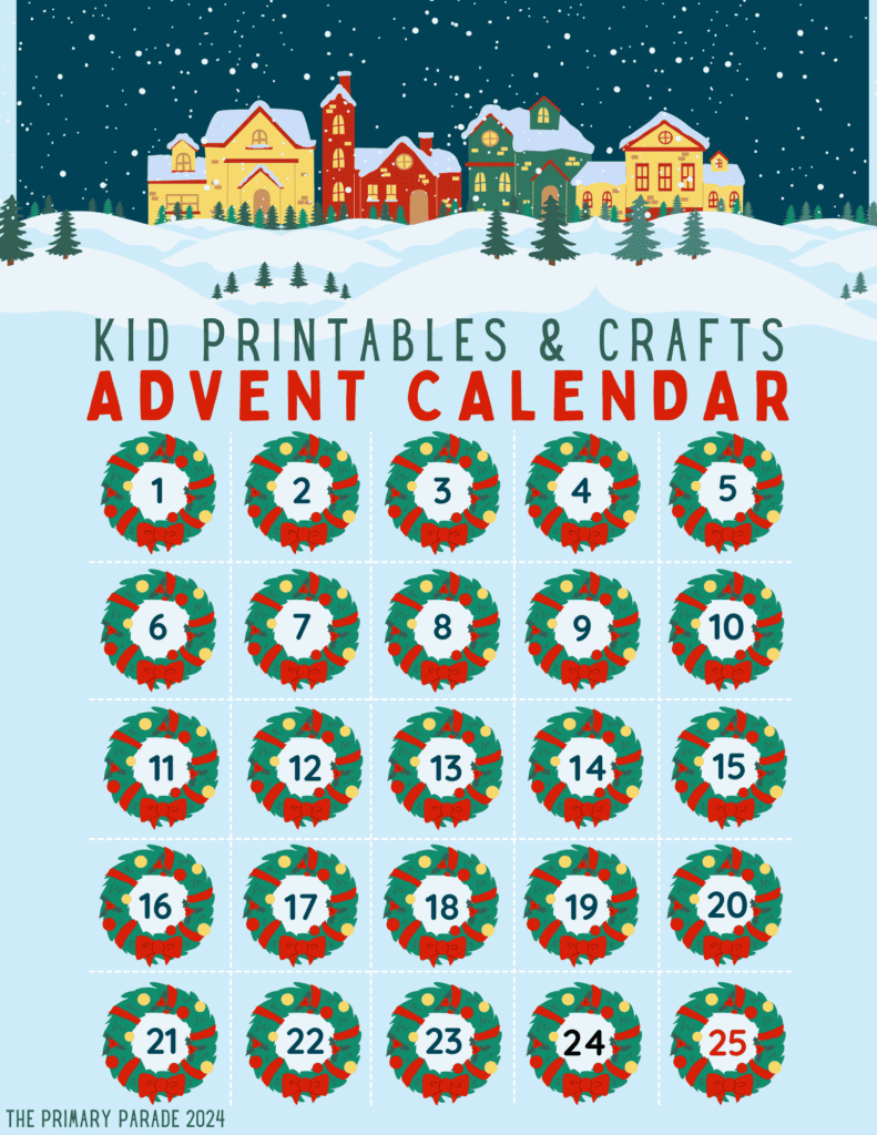 Printable Advent Activities For Kids (Free Calendar) 2024 - The regarding December 2024 Printable Activities