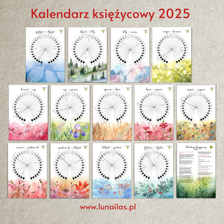 Kalendarz Księżycowy 2025